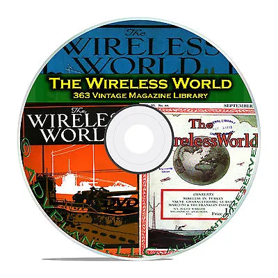 The Wireless World 363 Classic Old Time Radio OTR Magazine Collection DVD B86 • £7.59