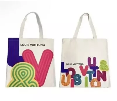 Louis Vuitton Novelty Canvas Eco Tote Bag Shenzhen Exhibition 2022 Limited NEW • $24.99