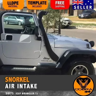 Snorkel Kit Fits JEEP WRANGLER TJ 1999 - 2006 AIR INTAKE Template Included • $145