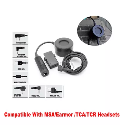 Tactical Military Headset PTT Push-To-Talk For MSA/TCA/TCR Anti Noise Earphones • $16.04