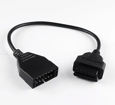 12 Pin OBD1 To 16 Pin OBD2 Cable Convertor Adapter For GM Diagnostic Scanner AU • $15.14