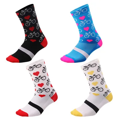 Cycling Socks Pro Men Women Riding Socks MTB Bicycle Bike Sports Ankle Socks XC • $6.49