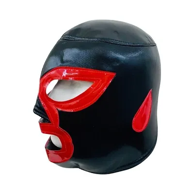 Mexican Wrestling Mask Nacho Black And Red Mask • $19.99