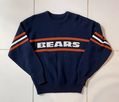 Original Vintage Ditka CHICAGO BEARS Football Acrylic Sweater 80s 90s Size M/L • $170