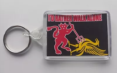 £4.99 • Buy Manchester United Football Club FC Man Utd NEW ID RATHER WALK ALONE Keyring