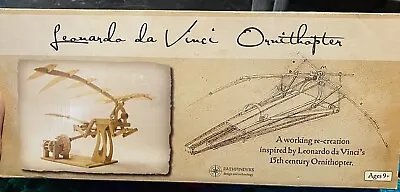 Pathfinders Leonardo Da Vinci Ornithopter Wood Model A Working Re-Creation DIY • $10
