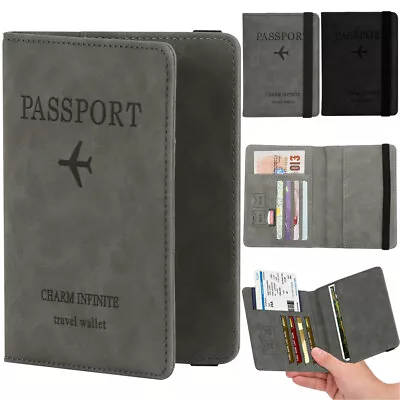 Family Travel Organiser Tickets Wallet Pouch RFID Card Holder Passport Document • £5.44