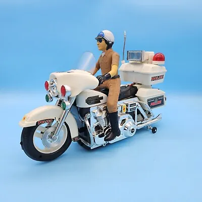 Vintage Super Police Motorcycle Battery Operated 1/6 Scale Toy • $44.99