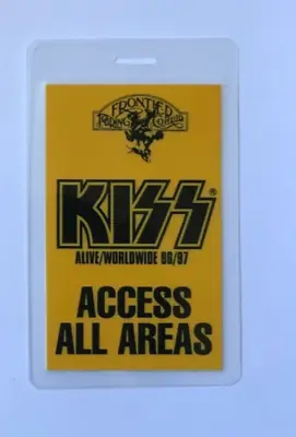 KISS Laminate Backstage Pass Australian Tour. • $30