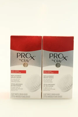 $32.79 • Buy Lot Of 2 Boxes Olay ProX Facial Cleansing Brush Replacement Brush Heads NEW