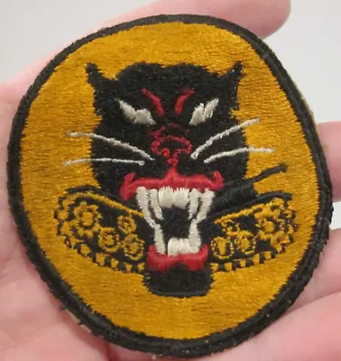$44.99 • Buy Vtg World War Ii Us Army Patch Tank Destroyer Forces 8 Bogies Snow Back No Glow