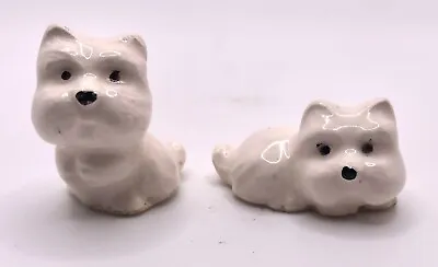 Pair Of Vtg Hagen-Renaker Miniature Ceramic Dog Figurines West Highland Terrier • $24.99