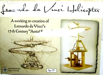 Pathfinders Leonardo Da Vinci Screw (Helicopter Flying Machine) • $12.99