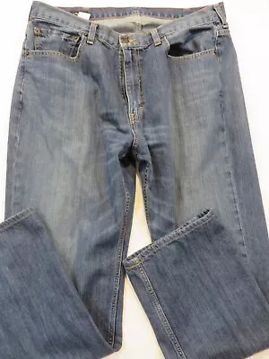 J Peterman Company Distressed Blue Denim Jeans 36x32 Seinfeld • $17.99