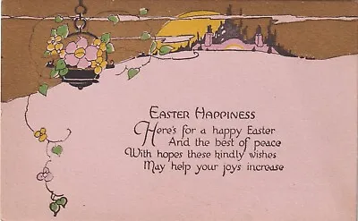 Vintage Art Deco Easter Happiness Poem Advertisement Coombs Shoe Co. 1920's • $8.99