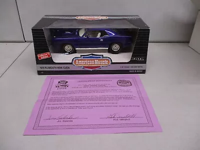 American Muscle 1970 Plymouth Hemi Cuda 1/18 1994 Mopar Nationals • $59.99