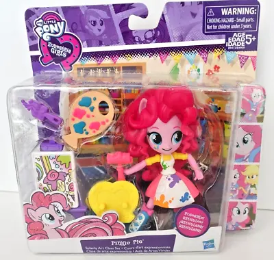 MY LITTLE PONY EQUESTRIA GIRLS MINIS Pinkie Pie Splashy Art Class Set 2016 NEW • $36