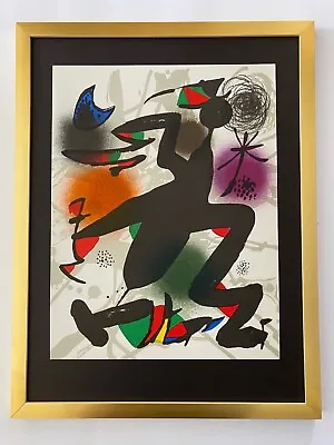 Joan Miró Original Lithography IV From Maeght 1981 • $399