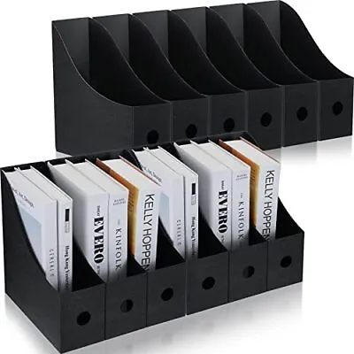 12 Pack Magazine File Holder Plastic Desk Organizer Magazine Holder Heavy Duty  • $37.01