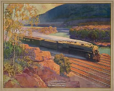 Wall Decor Poster.Home Room Art Design.Mohawk Valley.N.York Railroad Train.11677 • $51