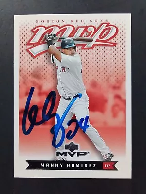 2003 Upper Deck MVP #31 Signed Manny Ramirez Autograph • $24.95