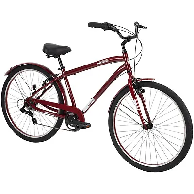 Huffy Casoria 27.5” Men’s 7 Speed Comfort Bike Wine Red • $96.60