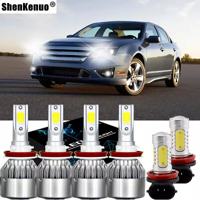 For 2018-2020 Ford Fusion 6X LED Headlight Hi/Lo+Fog Lights Bulbs 6000K • $35.54