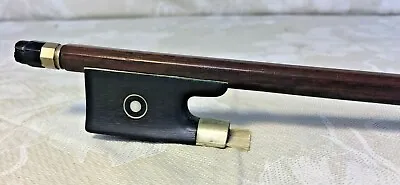 Antique Violin Bow Germany Six Sided Wood Shaft Circa Pre 1900 • $181.30