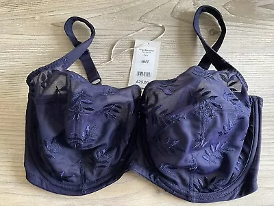 Panache Underwired Tango Balconnet Navy Bra. 38FF • £15