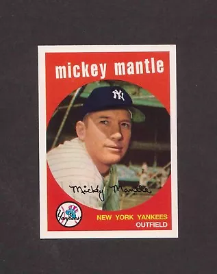 1996 Topps Redemption Sweepstakes MICKEY MANTLE #9 Of 19 1959 Topps #/2500 • $30