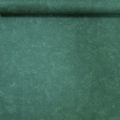 Plain Green Textured Wallpaper Mottled Effect Slightly Imperfect Paste The Wall • £1.69