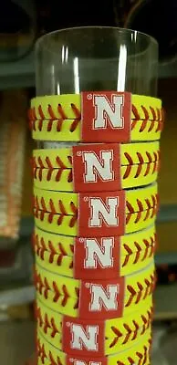 $6.95 • Buy NEBRASKA CORN HUSKERS Classic Softball Bracelet NEW 