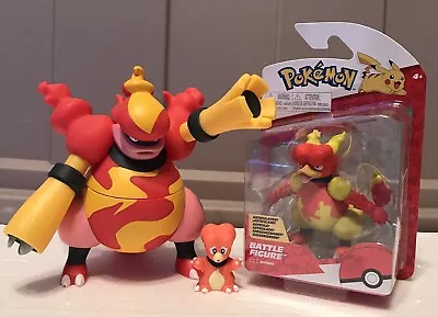 Magmortar Magmar & Magby Banpresto Bandai & Jazwares Battle Figure • $235