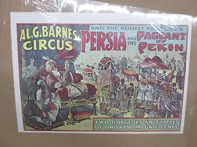 Vintage Ringling Bros Persia Pageant Of Pekin Poster Circus Show 1972 19391 • $67.39