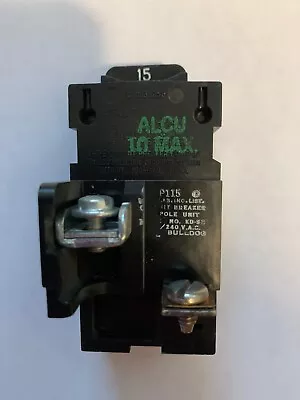 $6.99 • Buy Pushmatic Bulldog P115 15 Amp Single Pole 1 Pole Covered Circuit Breaker Tested