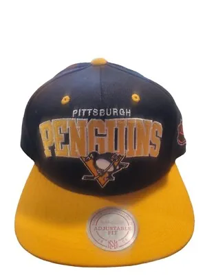 Pittsburg Penguins Mitchell & Ness NHL Hockey Snap Back Hat Cap • $22.99