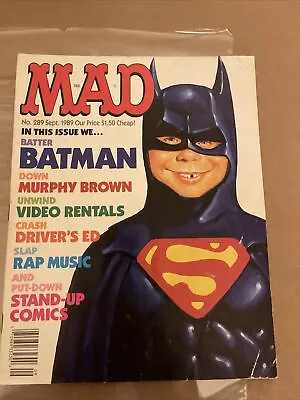 +++ MAD Magazine #289 - September 1989 Batman Very Good Shipping Included￼￼ • $14.90