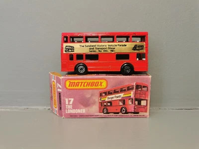 £9.99 • Buy Vintage 70s Matchbox No.17 London Bus Red Body Limited Edition 