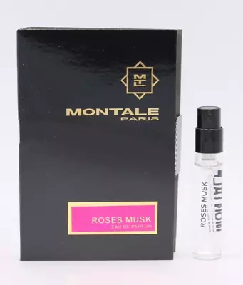 Roses Musk Montale Paris Eau De Parfum Sample Spray 0.07oz / 2ml New On Card • $5.39