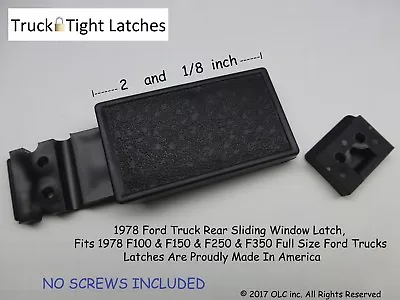 1978 Ford Truck Rear Sliding Window Latch - Original Equipment SouthCo Latch :) • $21.99