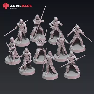 Temple Guards (10) Star Wars Legion Scale Resin Miniatures SEB • $55