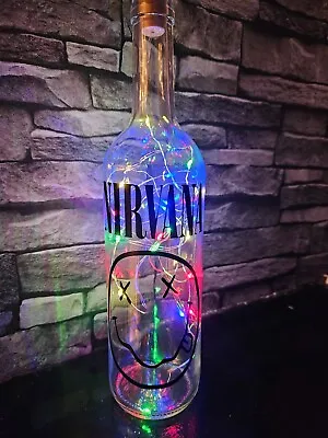 Nirvana Inspired Design Led Light Up Bottle • £10.99