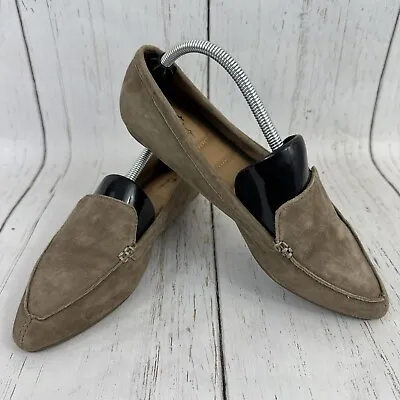Audra Chestnut Suede Me Too Flat Size 7 • $35