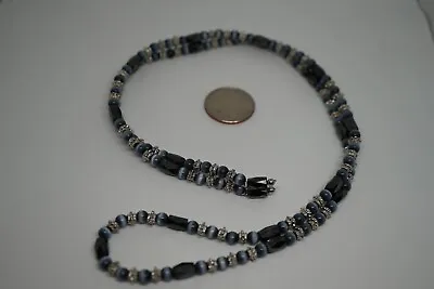 Magic Magnetic Therapy Hematite & Crystal Bead Wrap Necklace/Bracelet • $10