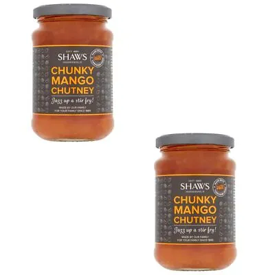 Shaws Chunky Mango Chutney Yorkshire  300g  Pack Of 2 • £8.99