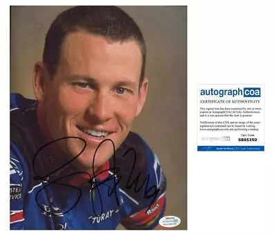 £147.47 • Buy Lance Armstrong AUTOGRAPH Signed Tour De France Cycling 8x10 Photo F ACOA