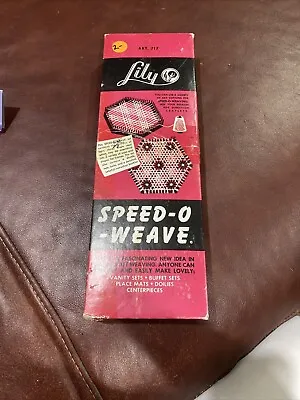 Excellent Condition Vintage Lily Speed-o-weave Art 717 Adjustable Metal Loom  • $22