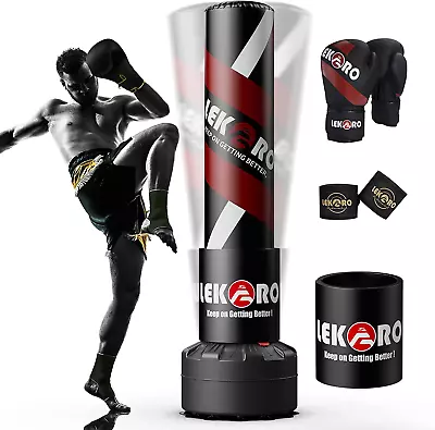 Punching Bag 70  With Boxing Gloves Heavy Boxing Bag With Stand For Adult Teens • $253.99