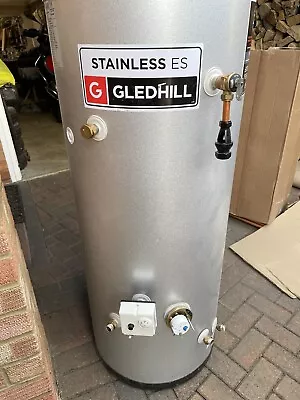 Gledhill ES 200L Indirect Unvented Hot Water Cylinder Stainless Steel SESINPIN20 • £36.91