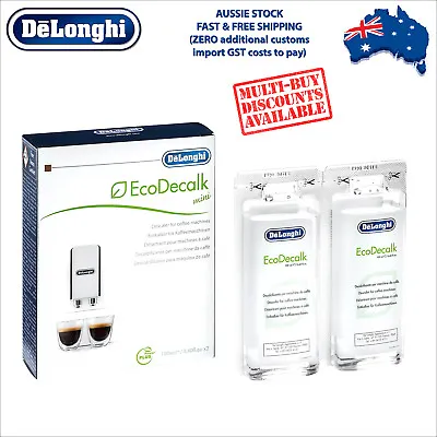 $24.25 • Buy Genuine DeLonghi Descaler For Coffee Machines - 200ml - EcoDecalk DLSC200
